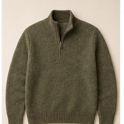 Alpaca Half-Zip — Large